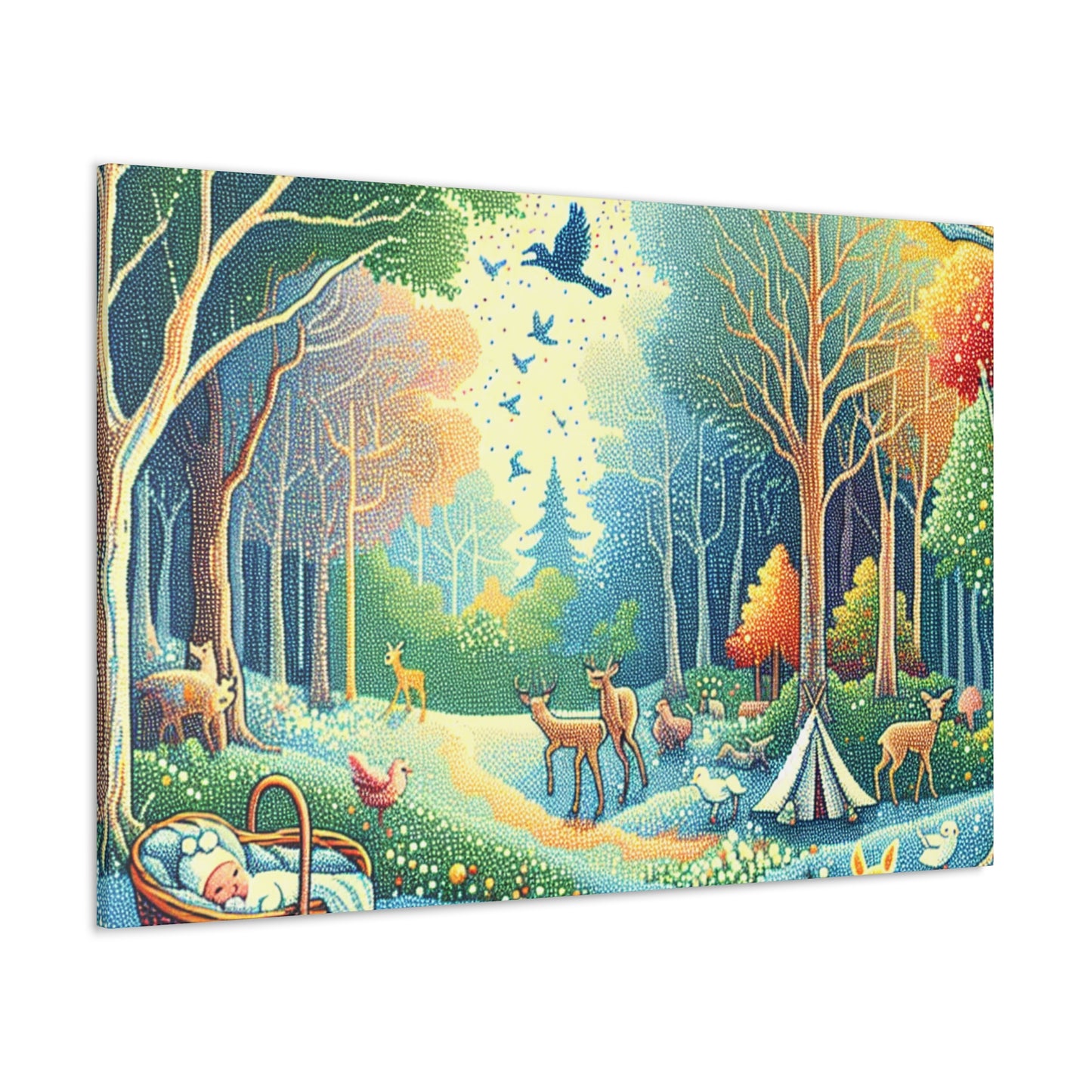 Whispering Woodland Serenity - Canvas