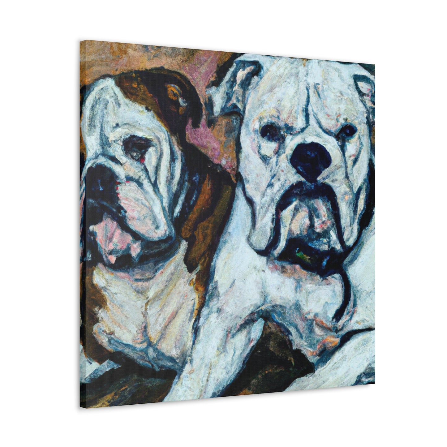 "American Bulldog Expressionism" - Canvas