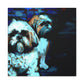 "Shih Tzu's Delightful Dance" - Canvas