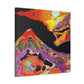 Volcano of Firestorm - Canvas