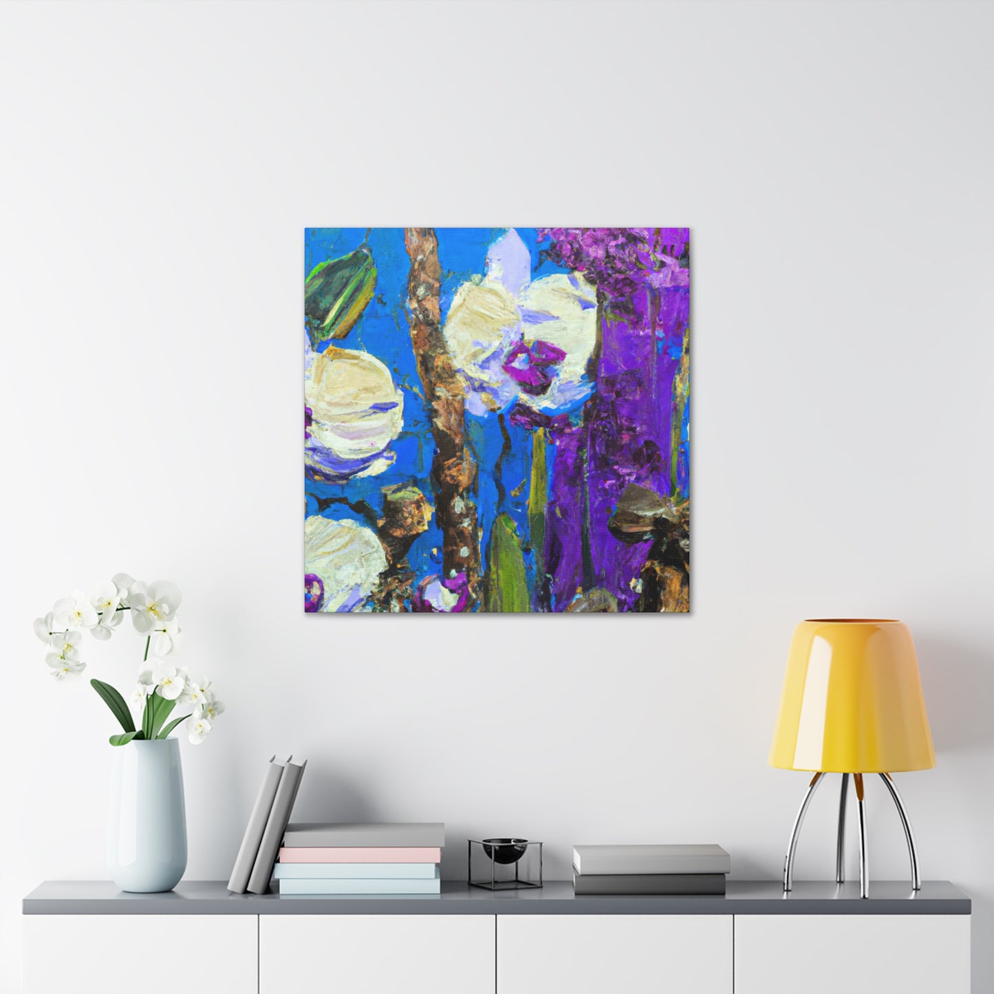 "Orchid in Abstraction" - Canvas