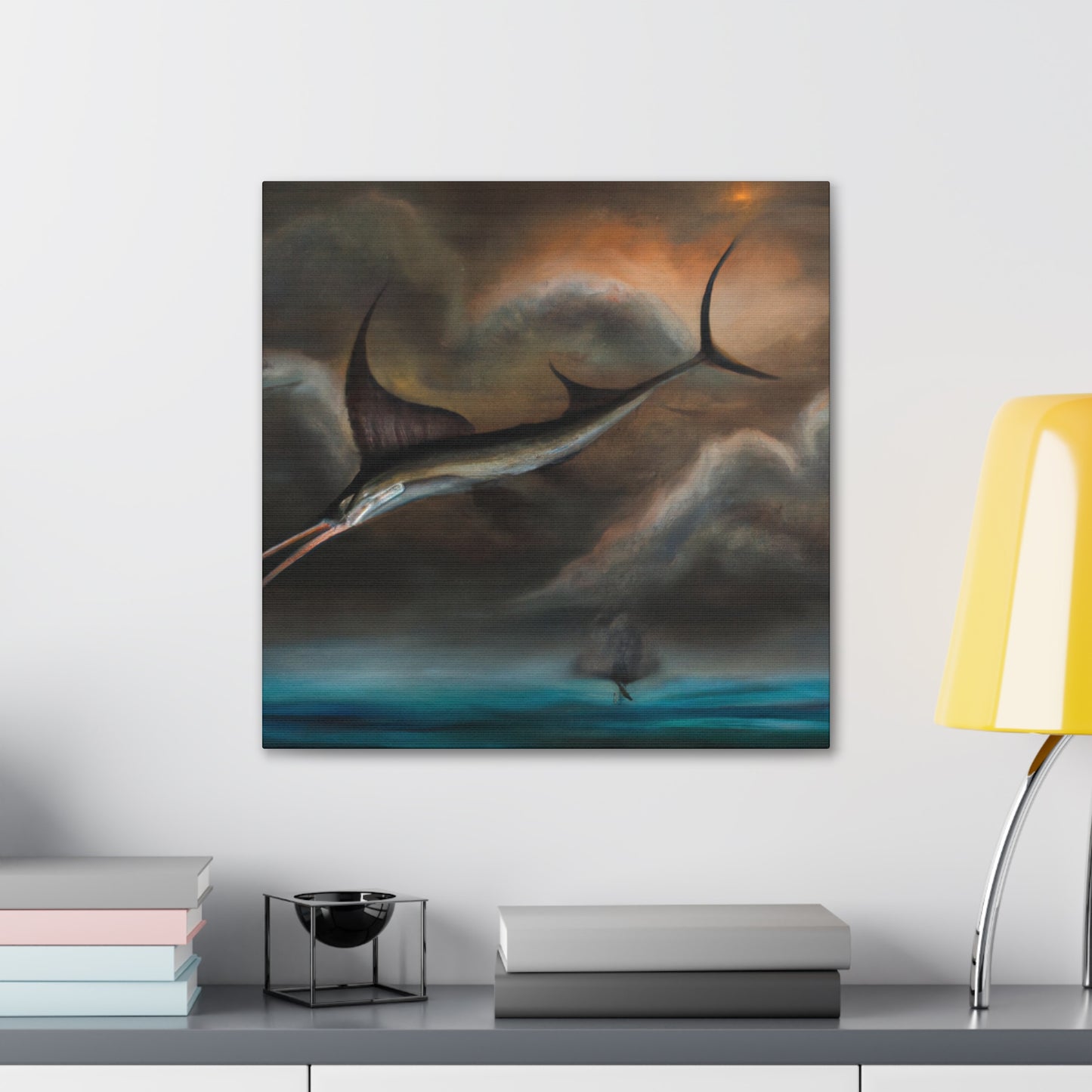 "Sailfish Surreal Dreaming" - Canvas