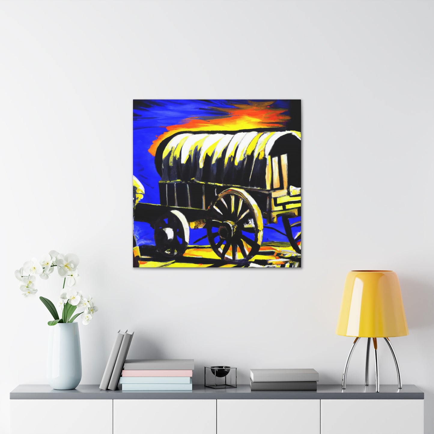 "Wagon of Abstraction" - Canvas