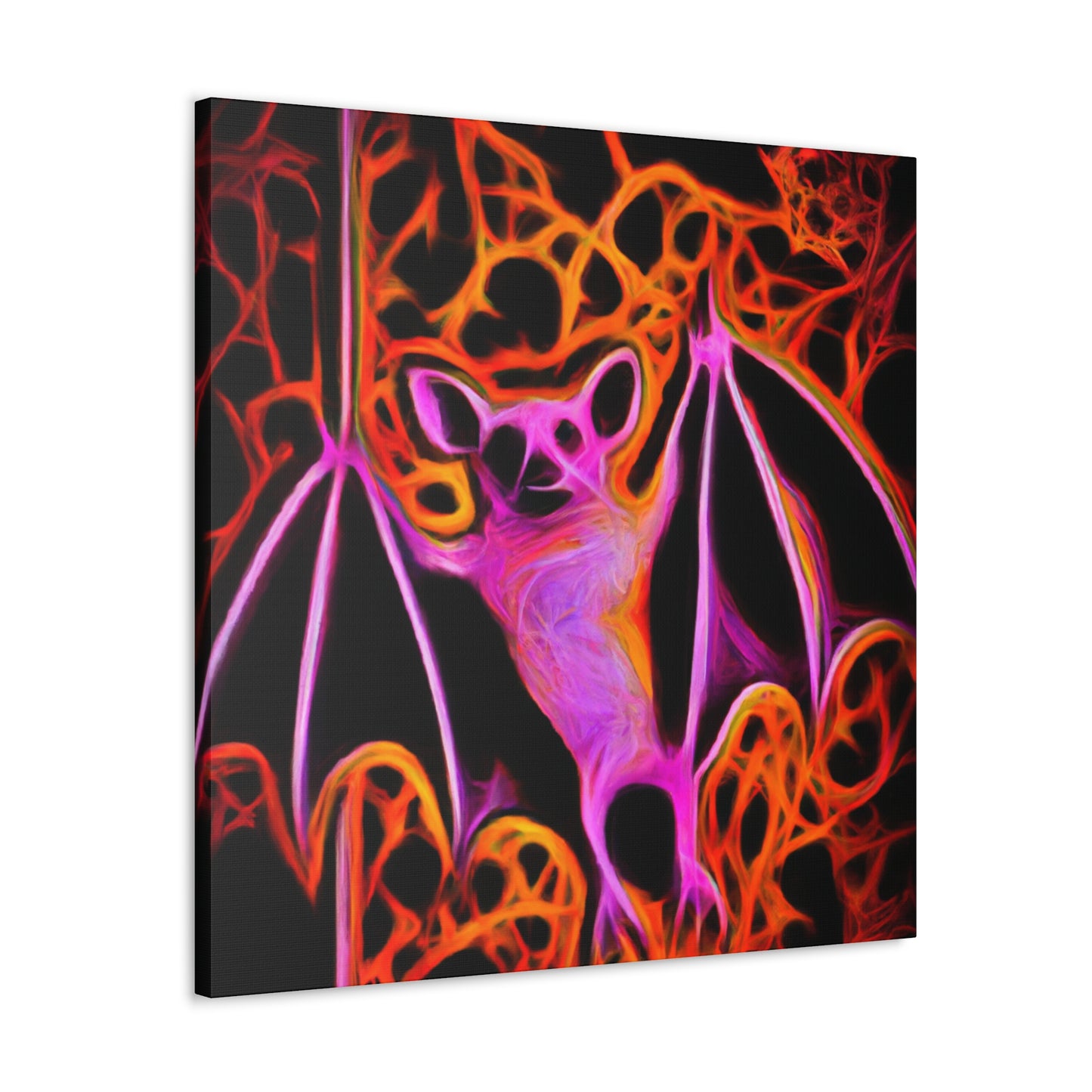 "Flying Fox in Flight". - Canvas