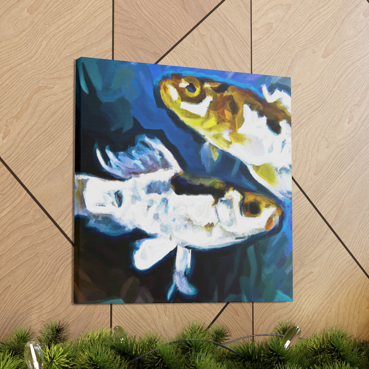 Killifish In Bloom - Canvas