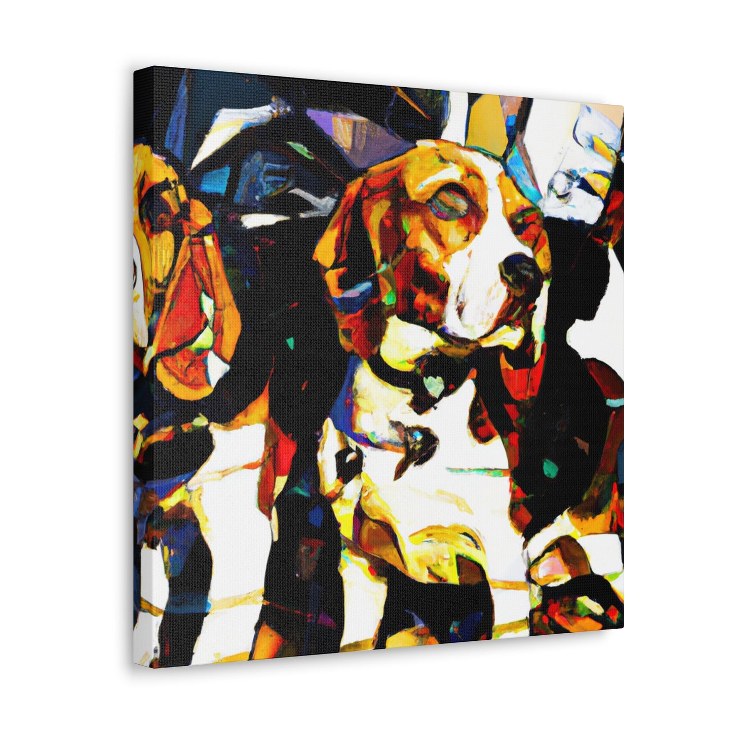 "Beagle in Expressionism" - Canvas