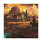 Western Landscape Splendor - Canvas