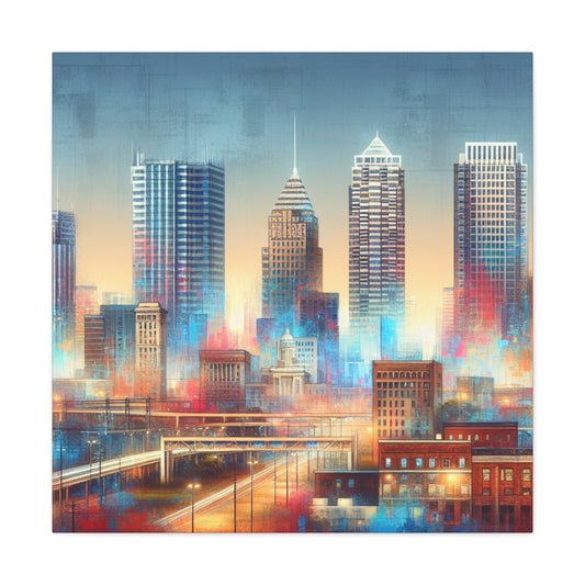 "Sunlit Tampa Dreamscape" - Canvas