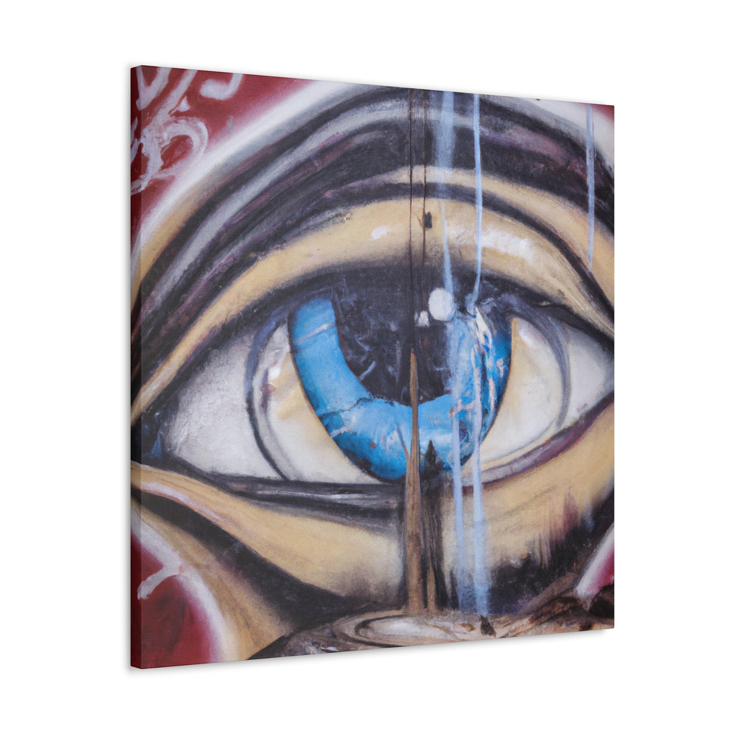 "Rustic Urban Mosaic" - Canvas