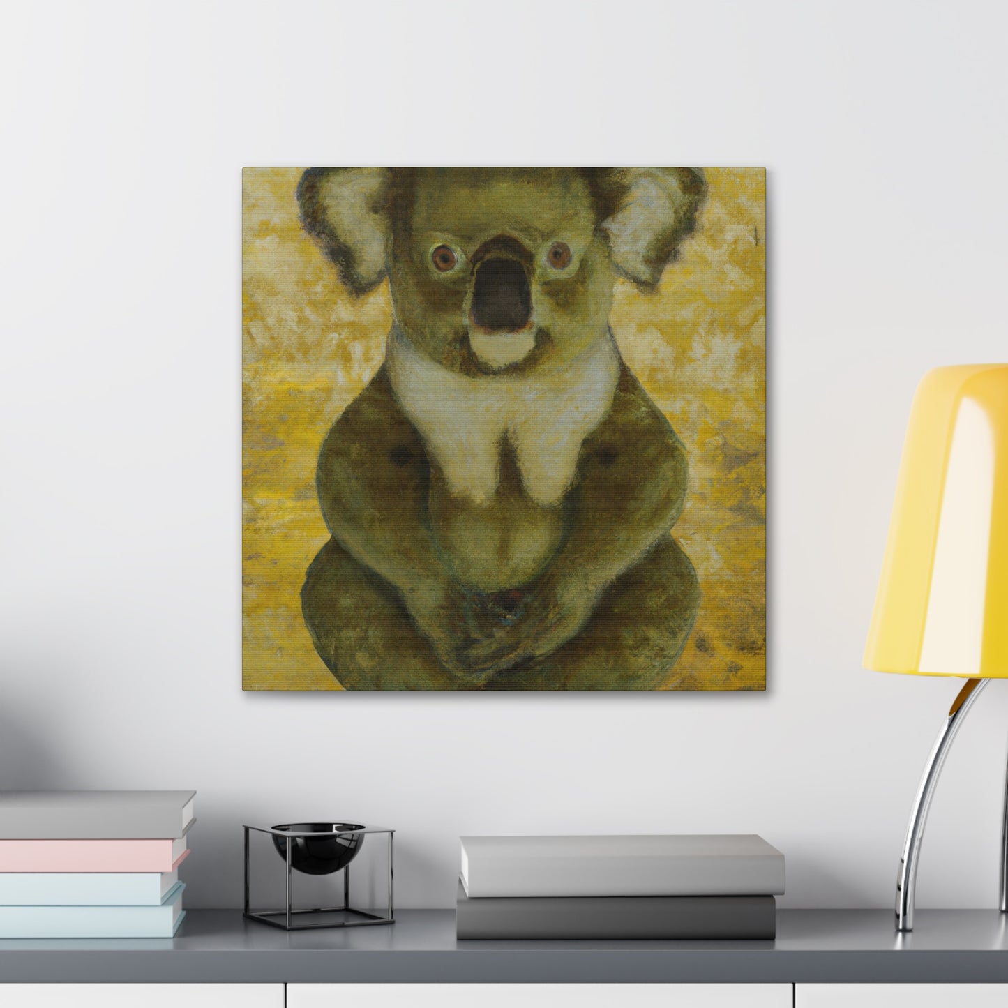 Koala on Eucalyptus Tree - Canvas