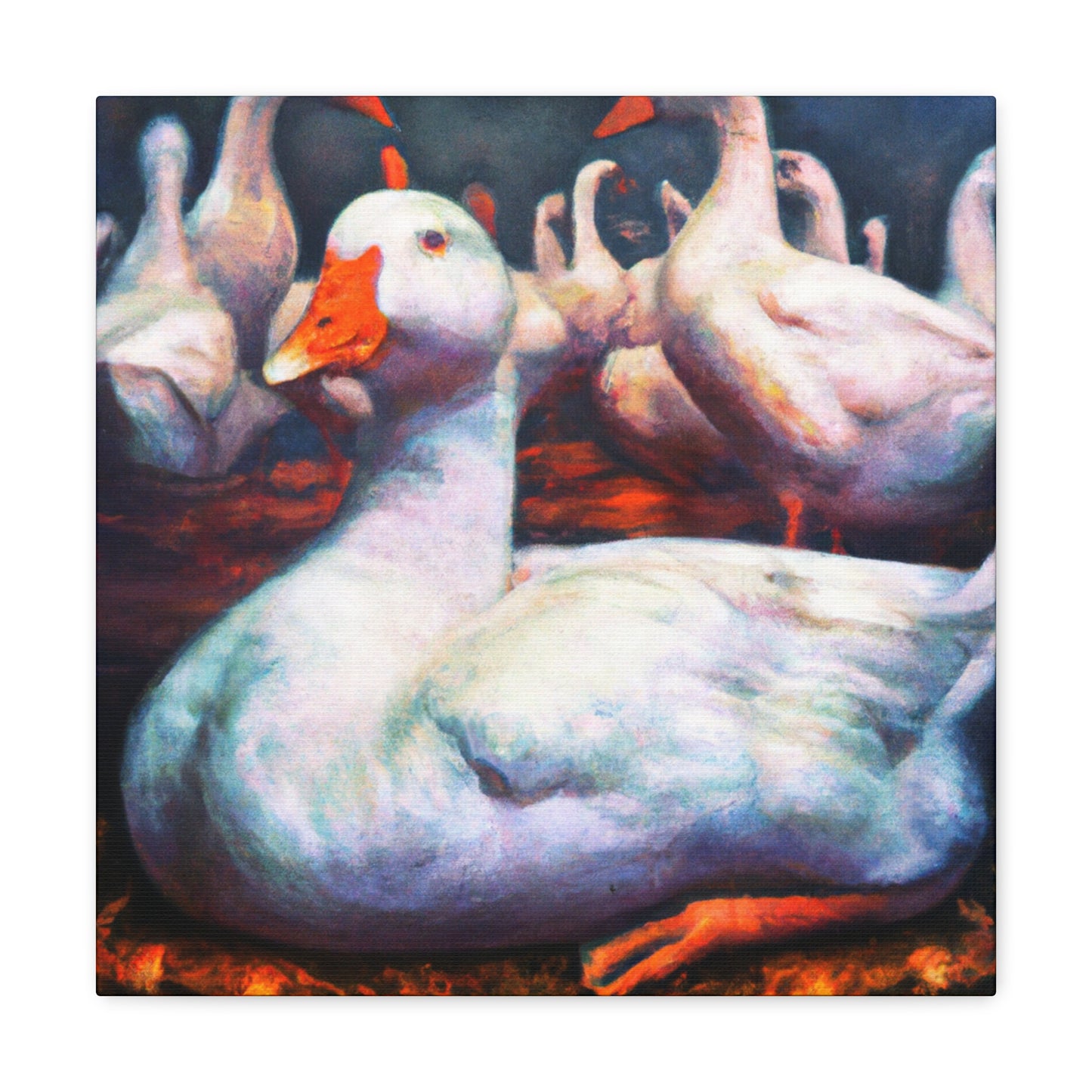 "Duck in Renaissance Splendor" - Canvas