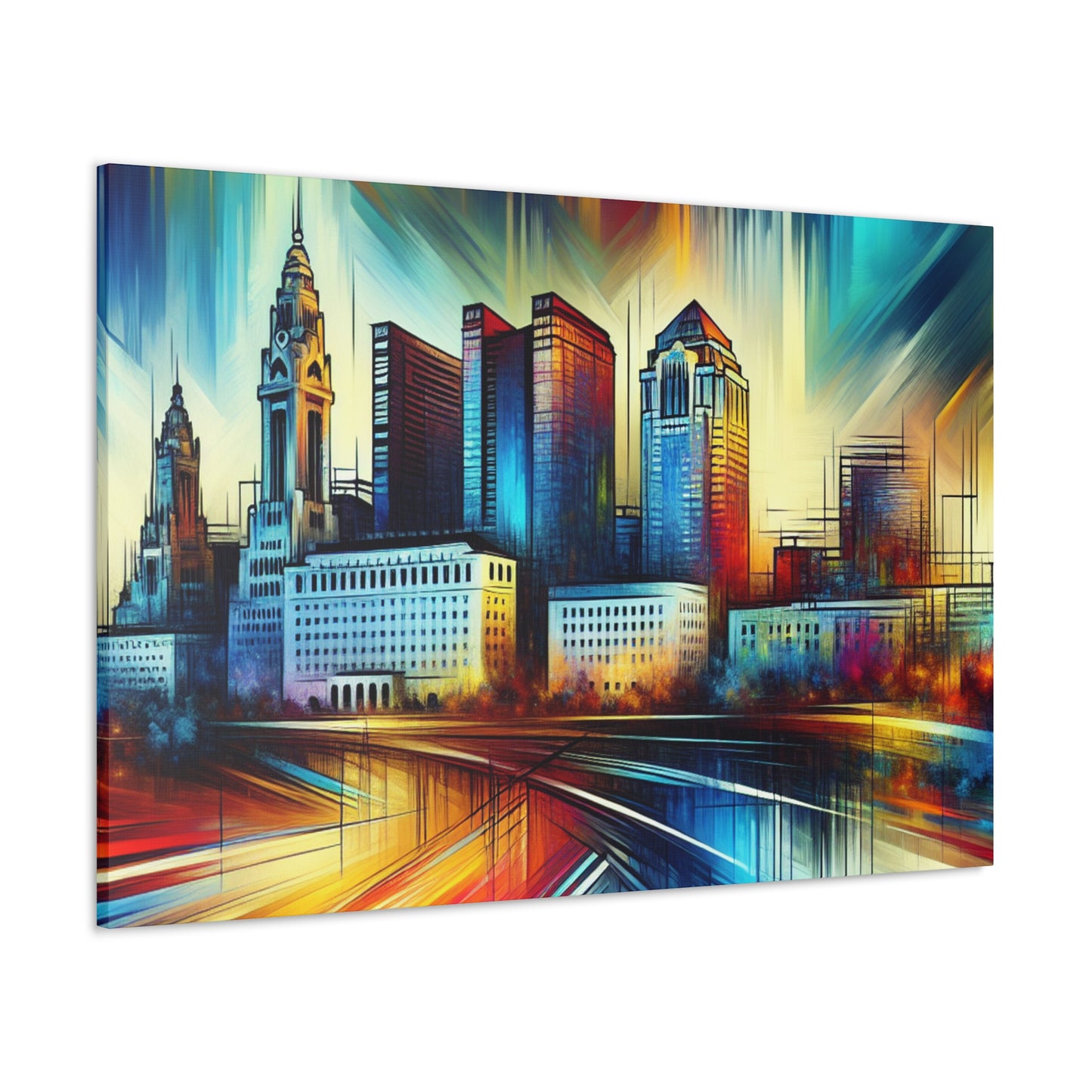 "Columbus: A Tranquil Discovery" - Canvas