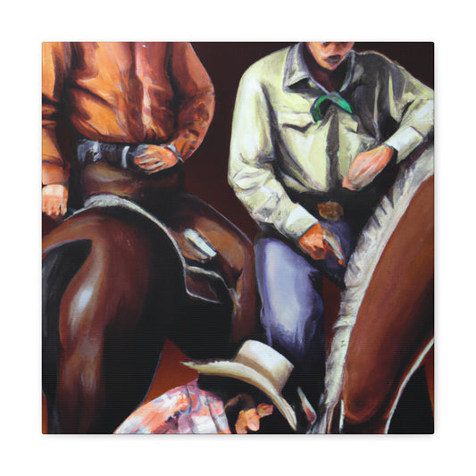 "Rodeo on the Plains" - Canvas