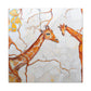 Giraffe in Art Nouveau - Canvas