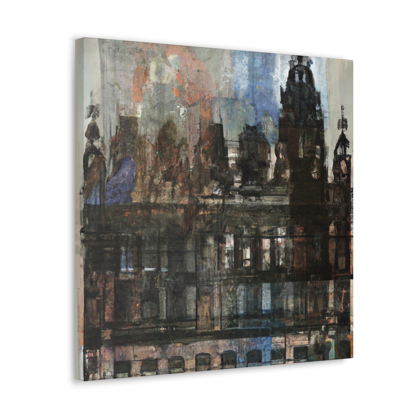 "Gothic Gloomy Mural" - Canvas