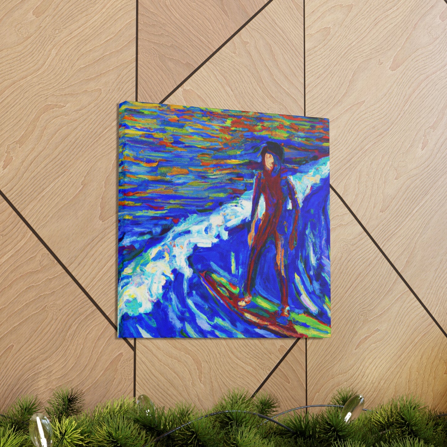 Surf's Up Impressionism - Canvas