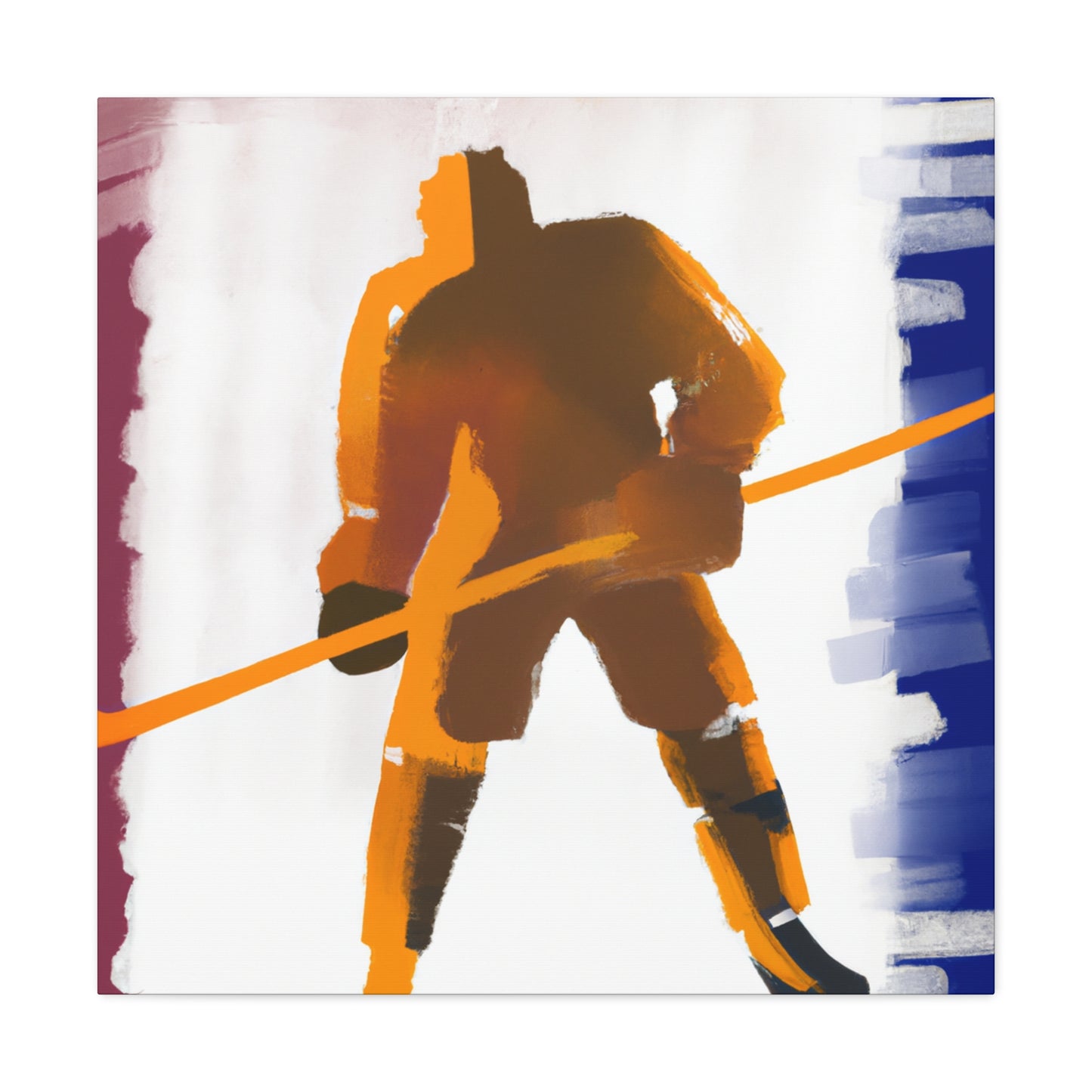 "Hockey on Ice" - Canvas