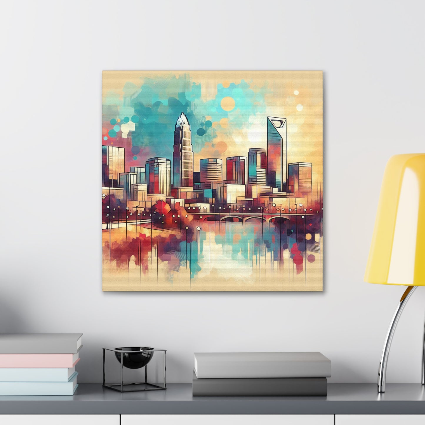 "The Vibrant Urban Spectrum" - Canvas