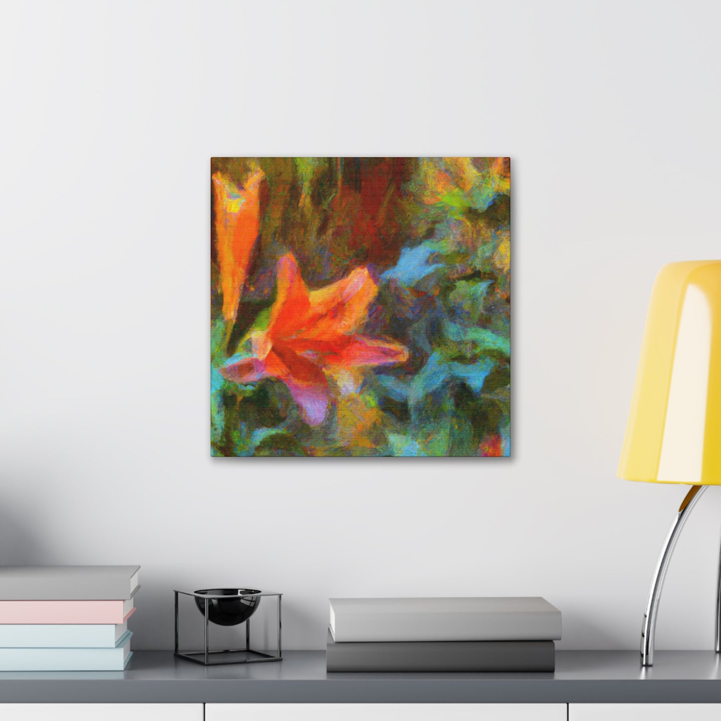 Lilies in Impressionism - Canvas