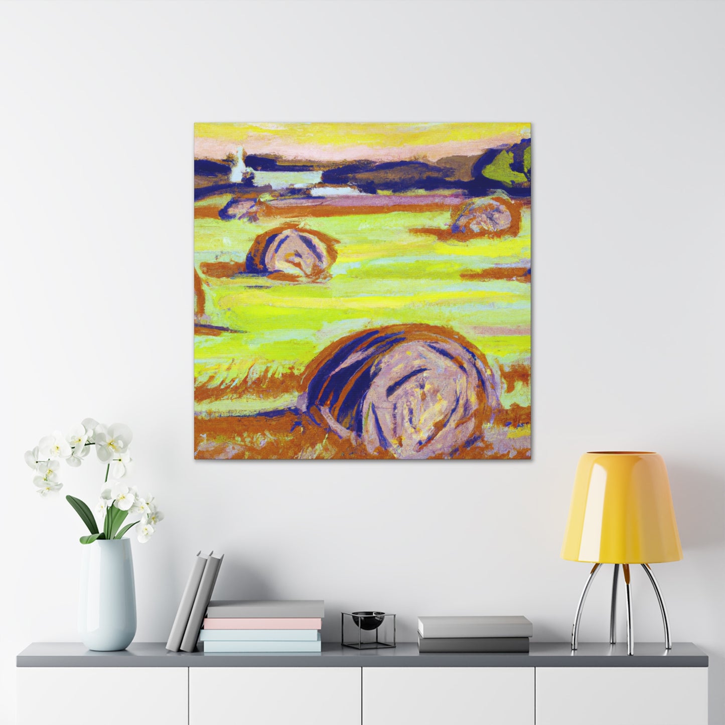 "Hay Field Reverie" - Canvas