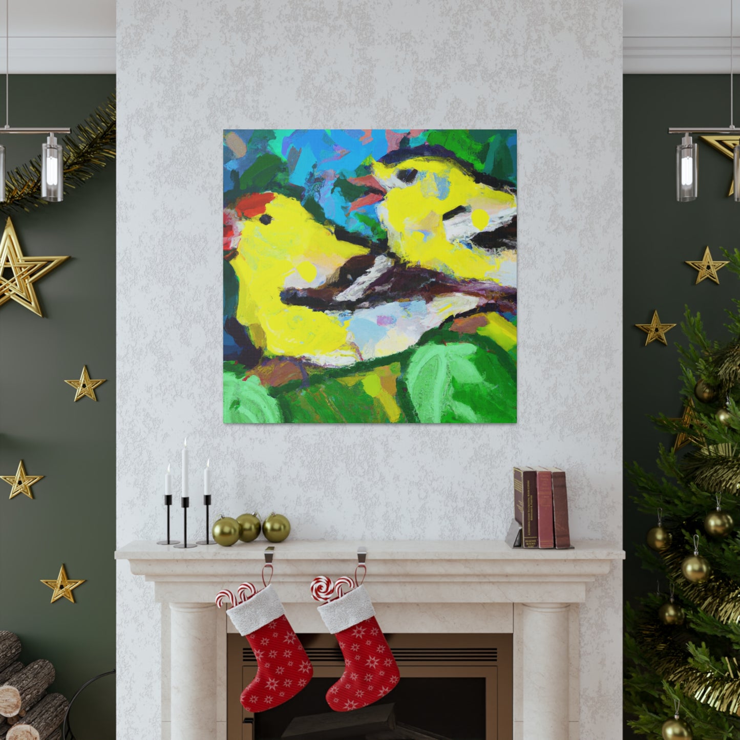 "American Goldfinch Beauty" - Canvas