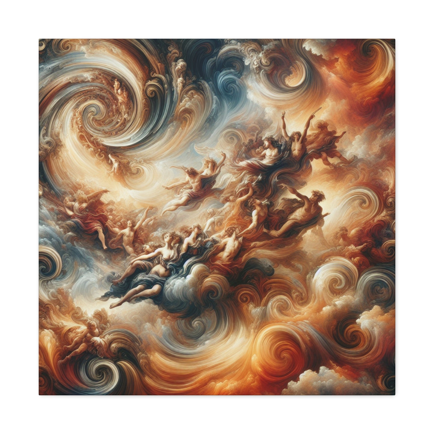 Gilded Harmonious Tapestry - Canvas