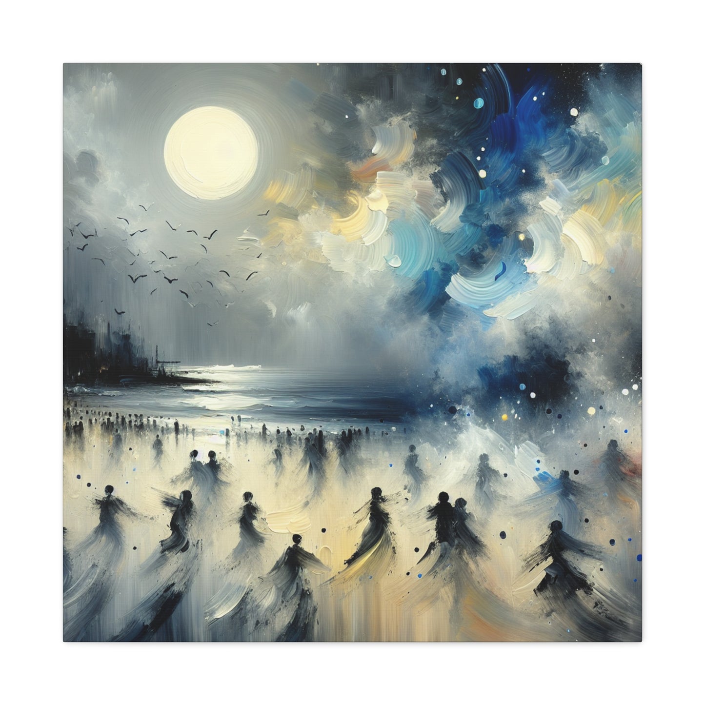 Luminescent Nocturnal Celebration - Canvas