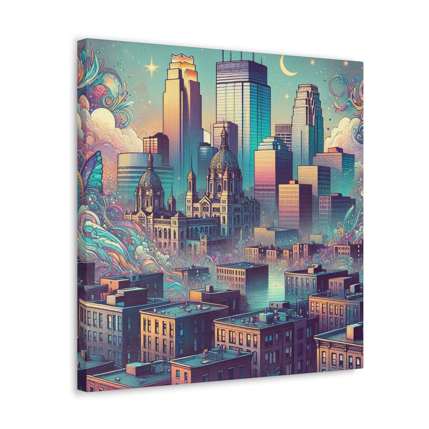 Urban Majestic Minneapolis Masterpiece - Canvas