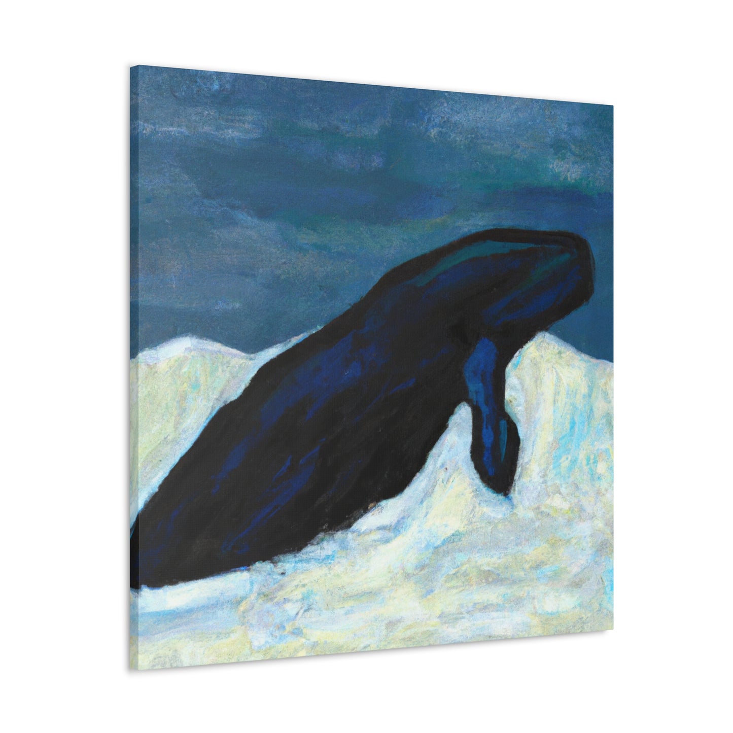 Bowhead Whale Abstraction - Canvas