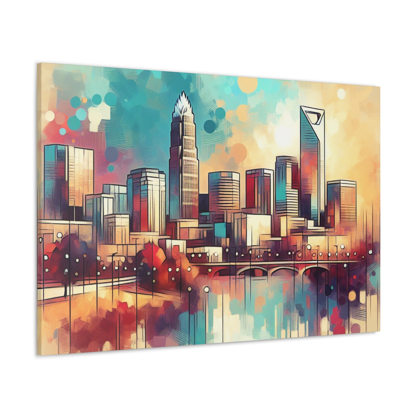 "The Vibrant Urban Spectrum" - Canvas