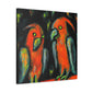 Pionus in Expressionism - Canvas