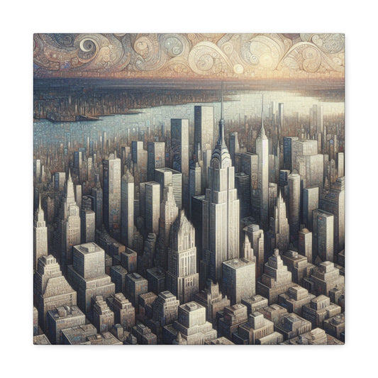 City of Concrete Dreams - Canvas