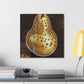 "Pear-y Steampunk Charm" - Canvas