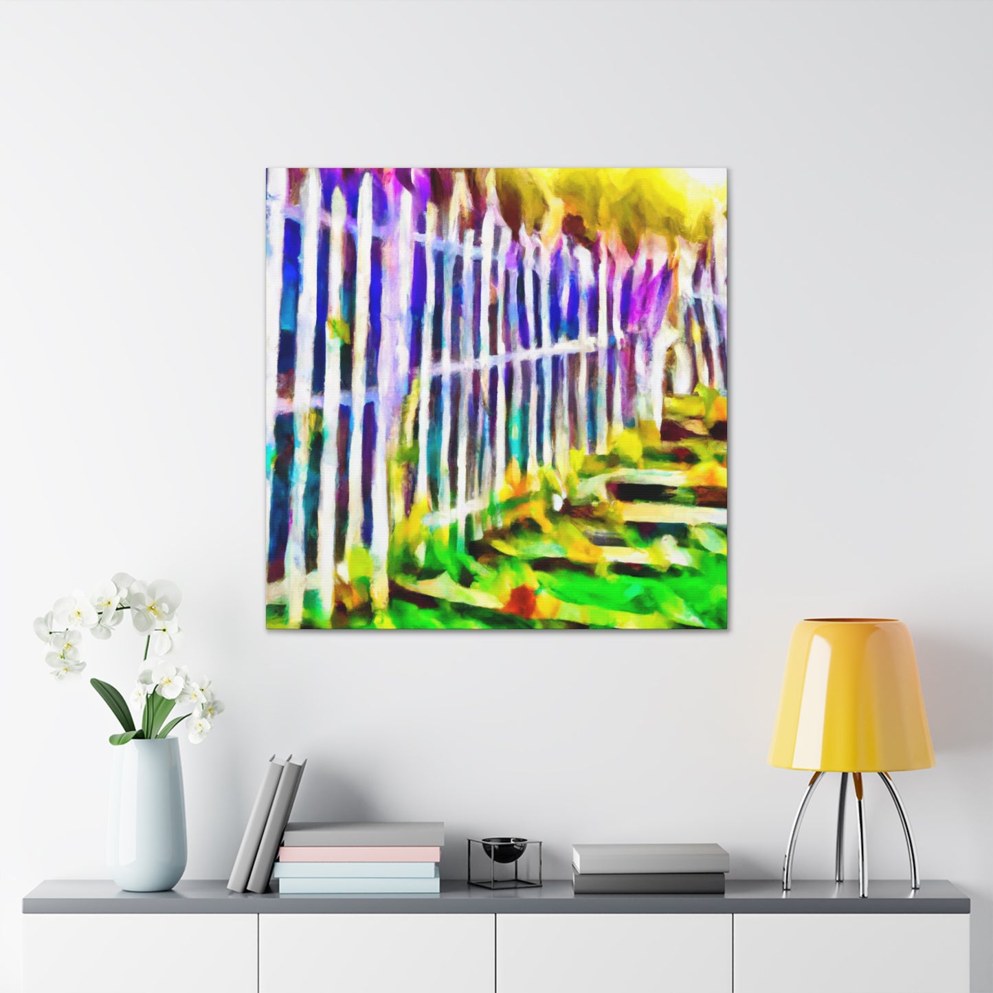 "Fence of the Barnyard" - Canvas