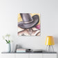 "Cowboy Hat Exuberance" - Canvas