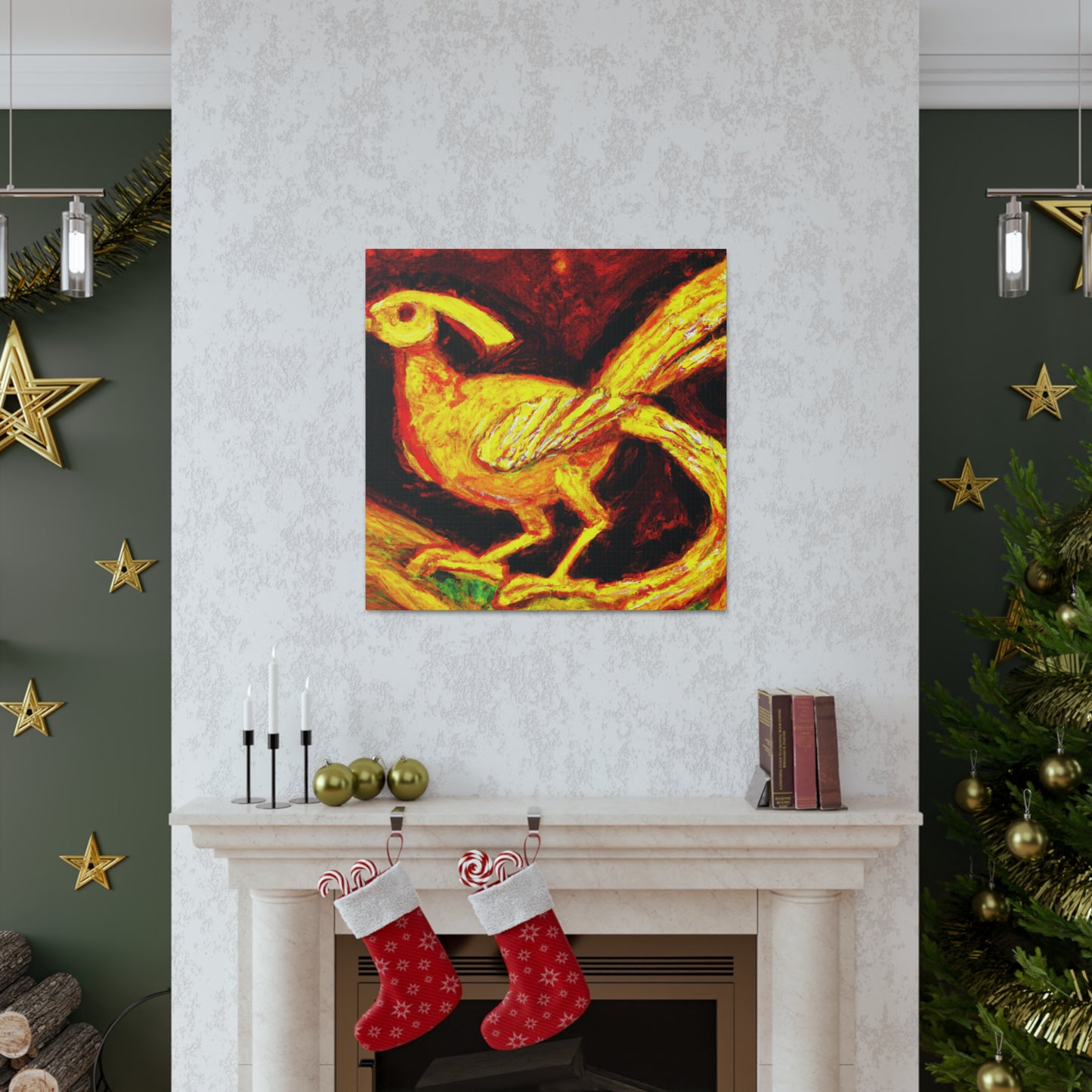 Golden Pheasant Dreaming - Canvas