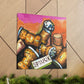 "Corking Steampunk Bruiser" - Canvas