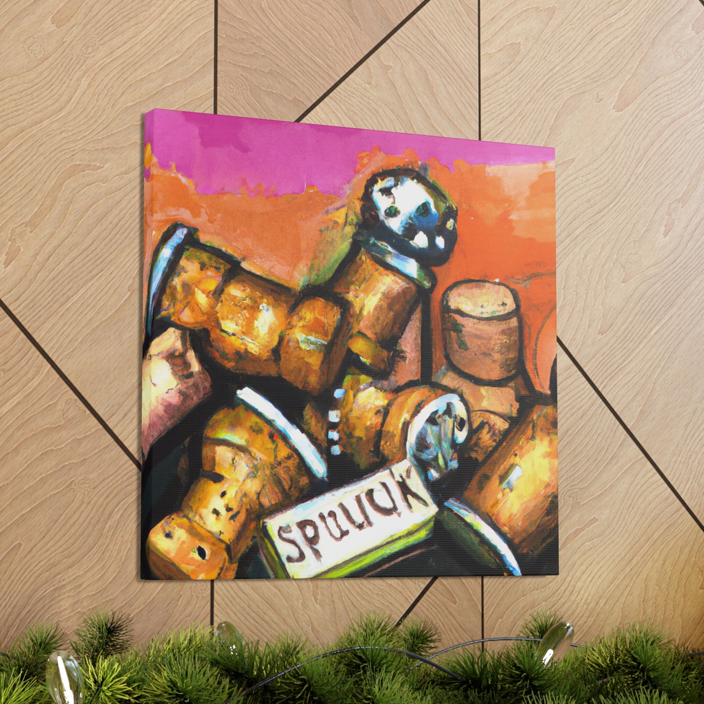 "Corking Steampunk Bruiser" - Canvas