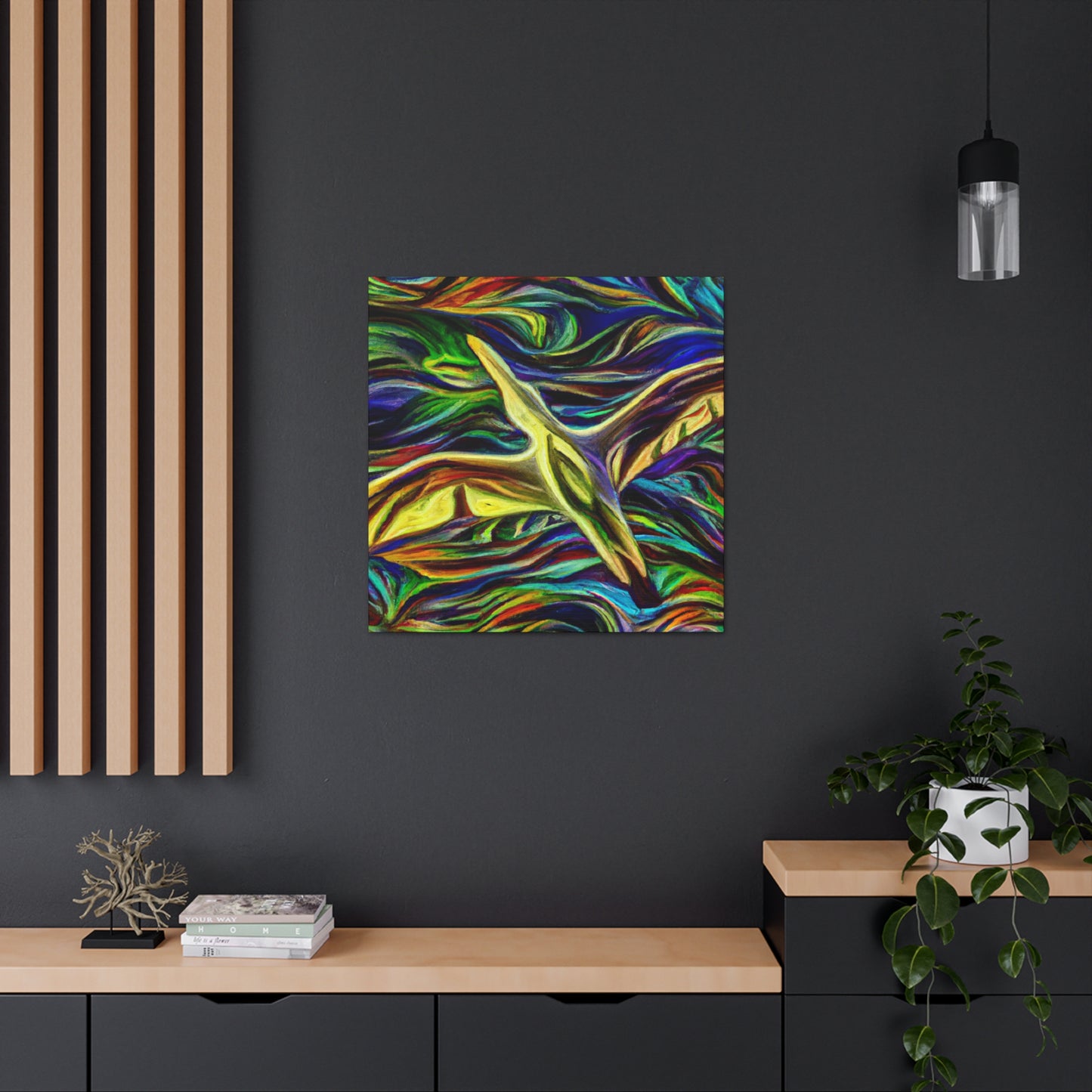 "Seagull in Flight" - Canvas