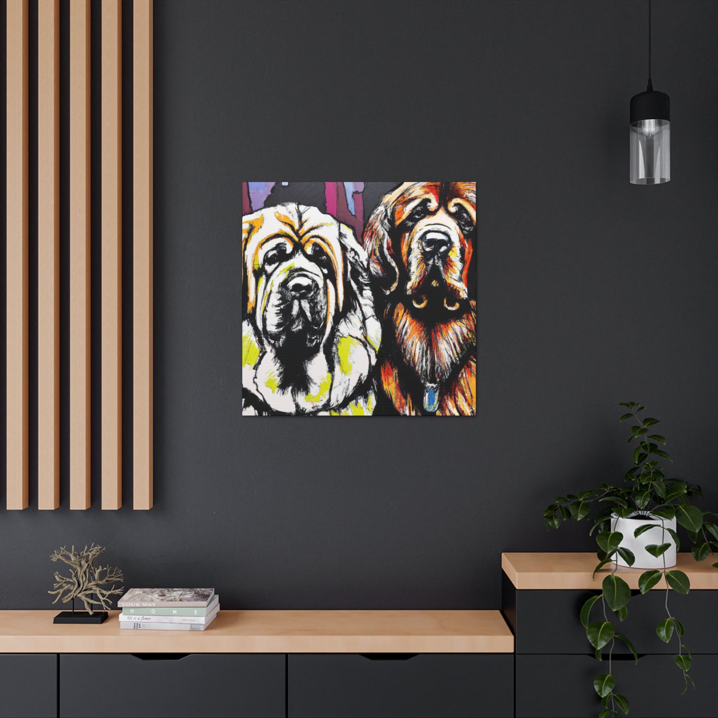 Tibetan Mastiff Portrait - Canvas