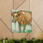 "Jersey Cow Serenity" - Canvas