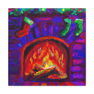 Fiery Flames Fauvism - Canvas