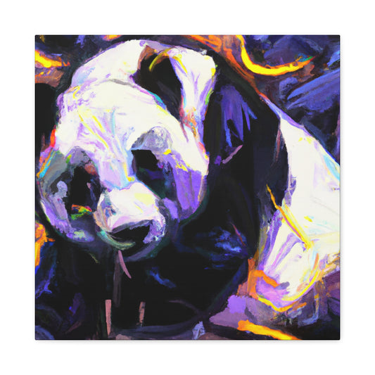 "Pandas in Expressionism" - Canvas