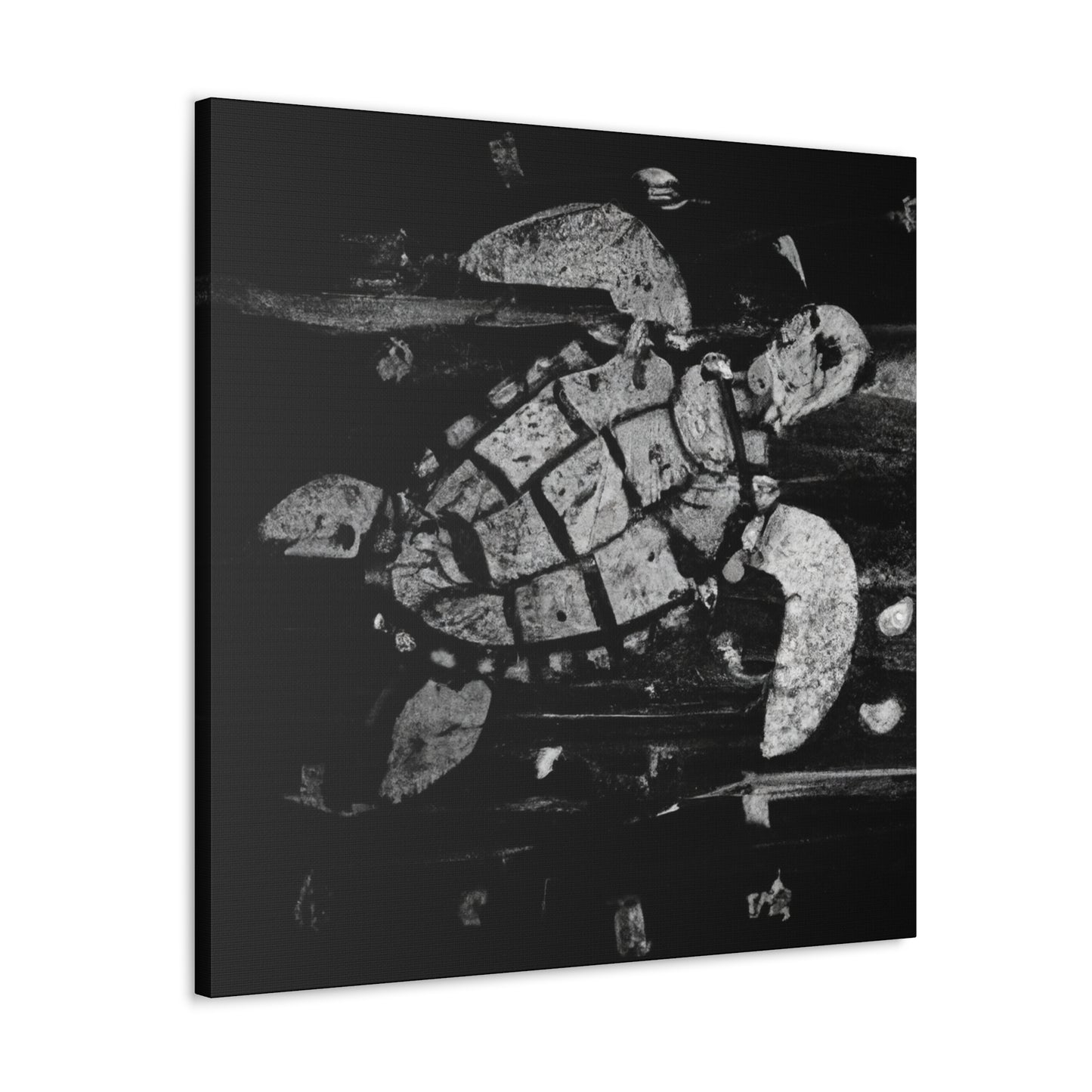 Sea Turtle Abstraction - Canvas