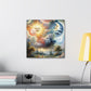 Gleaming Celestial Grins - Canvas