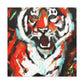 Roaring Bengal Tiger - Canvas