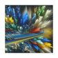 "Velocity Unleashed: Adrenaline Canvas" - Canvas