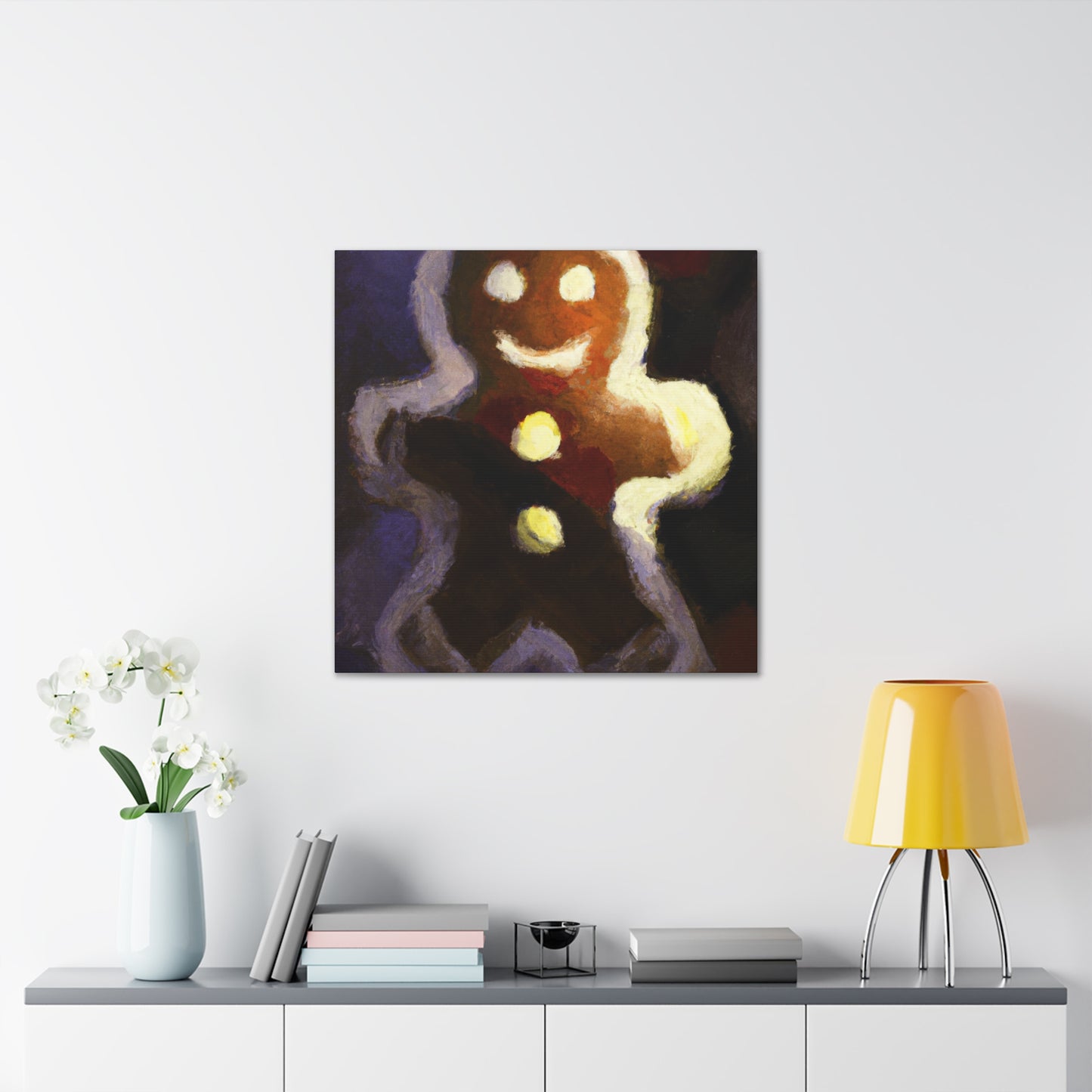 Gingerbread Man Hyperrealism - Canvas