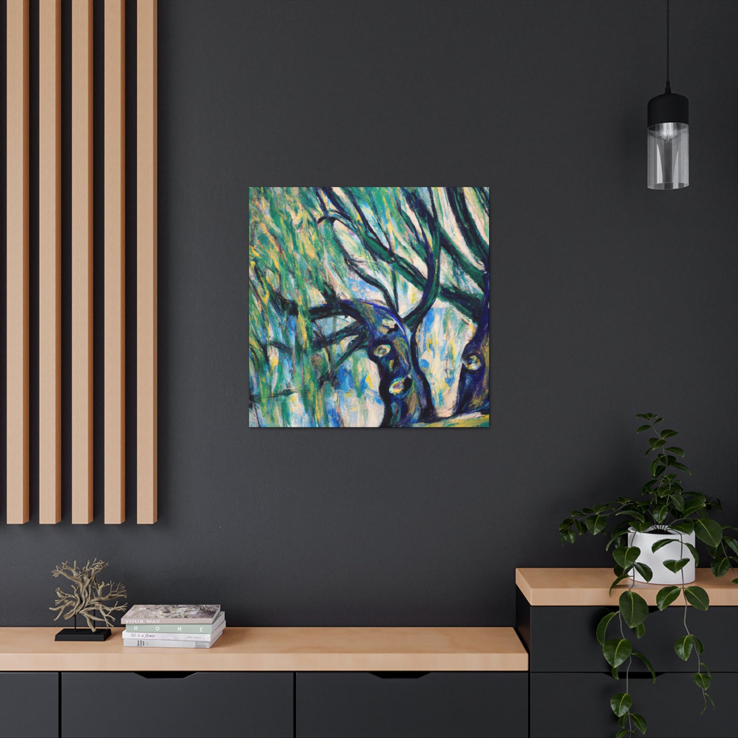 "Willow Tree Lamentation" - Canvas