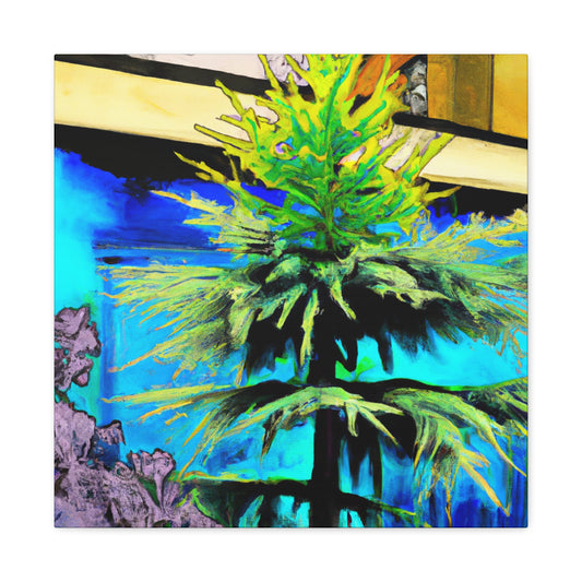 Fir Tree Reverence - Canvas